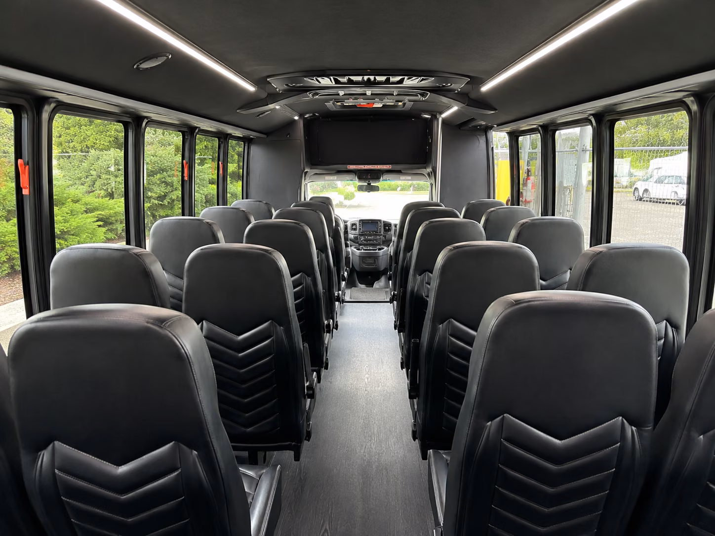 monterey park 15 passenger minibus inside
