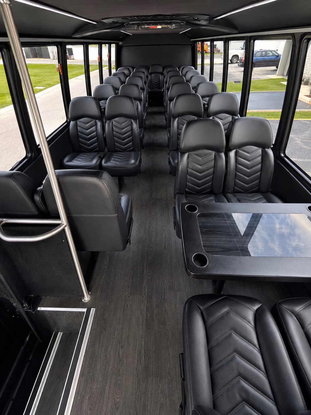 monterey park 18 passenger minibus inside