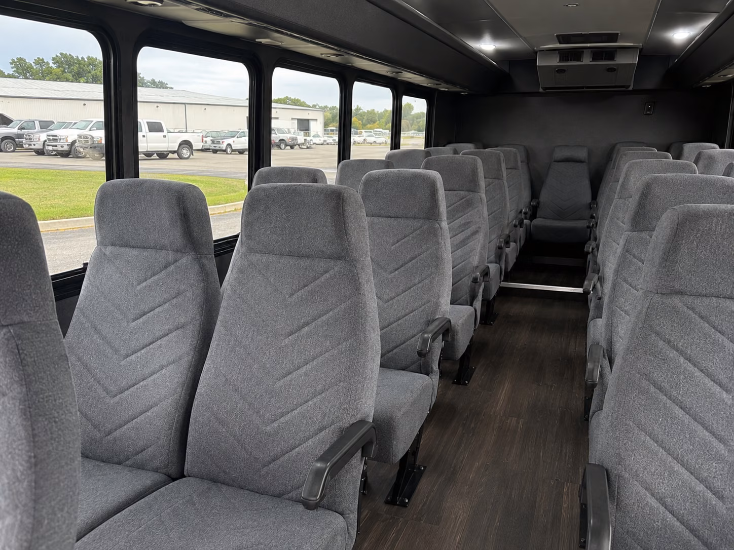 monterey park 20 passenger minibus interior
