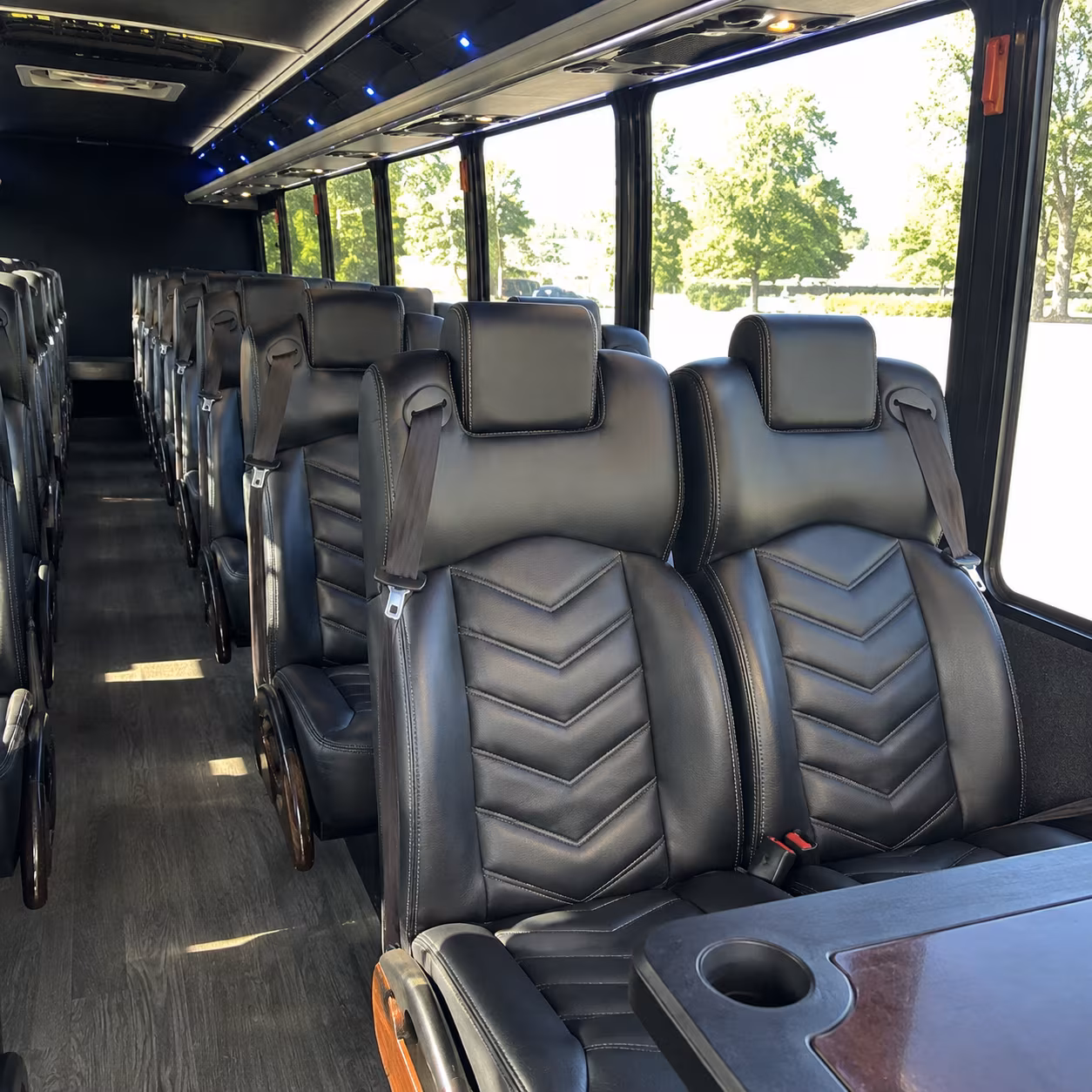 monterey park 25 passenger minibus inside