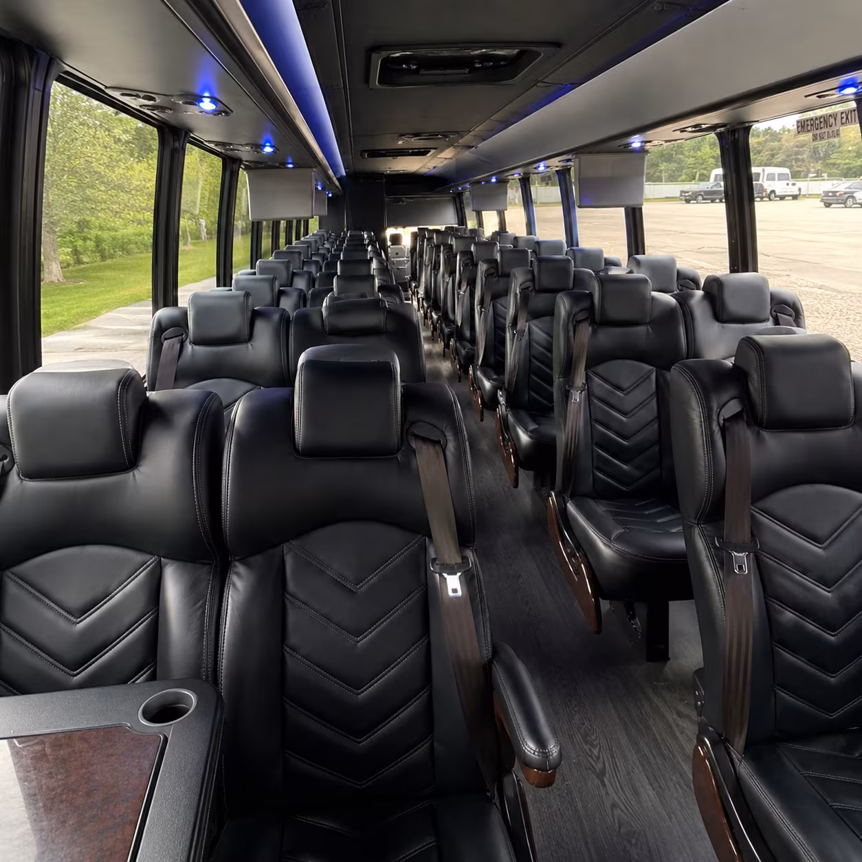 monterey park 25 passenger minibus interior