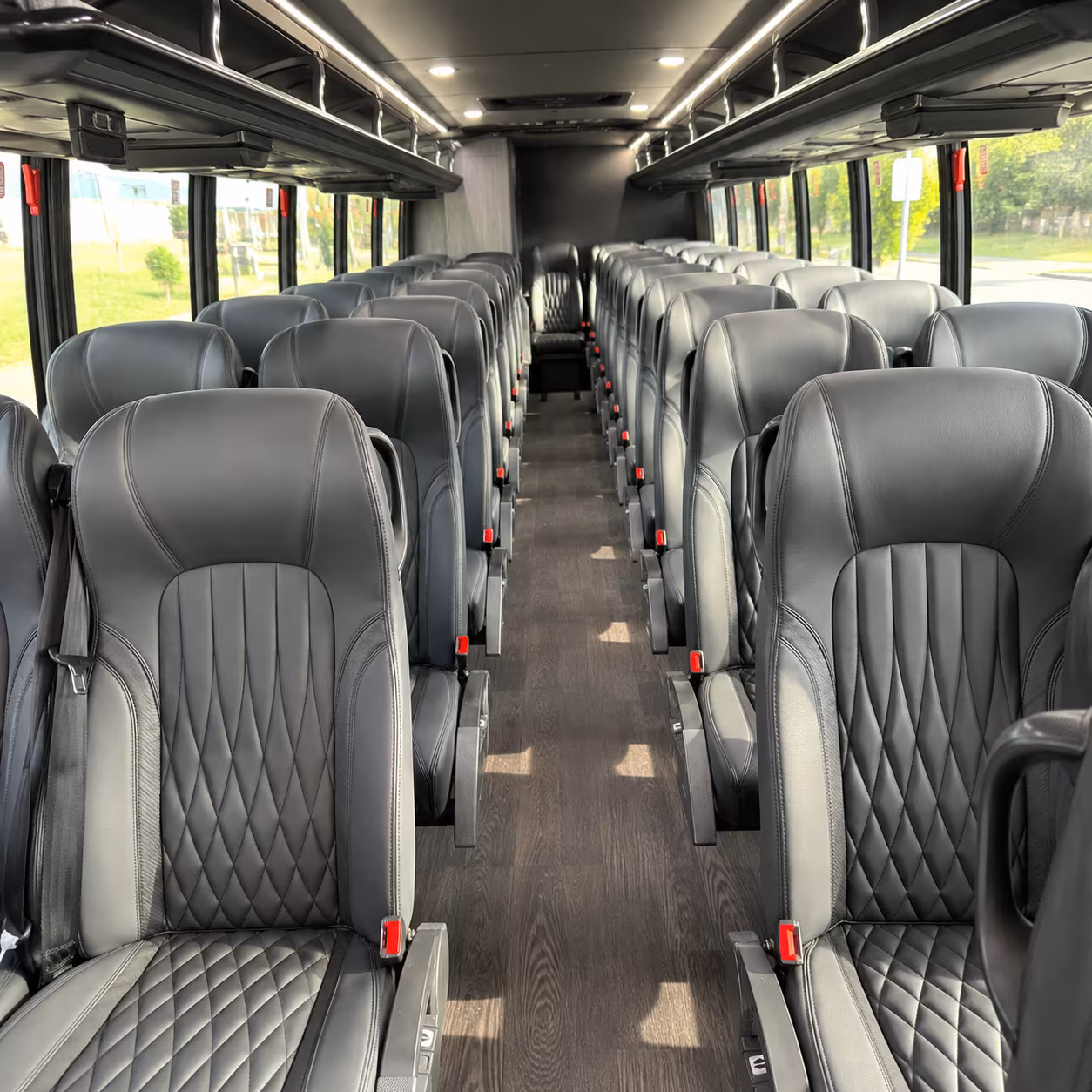 monterey park 30 passenger minibus inside