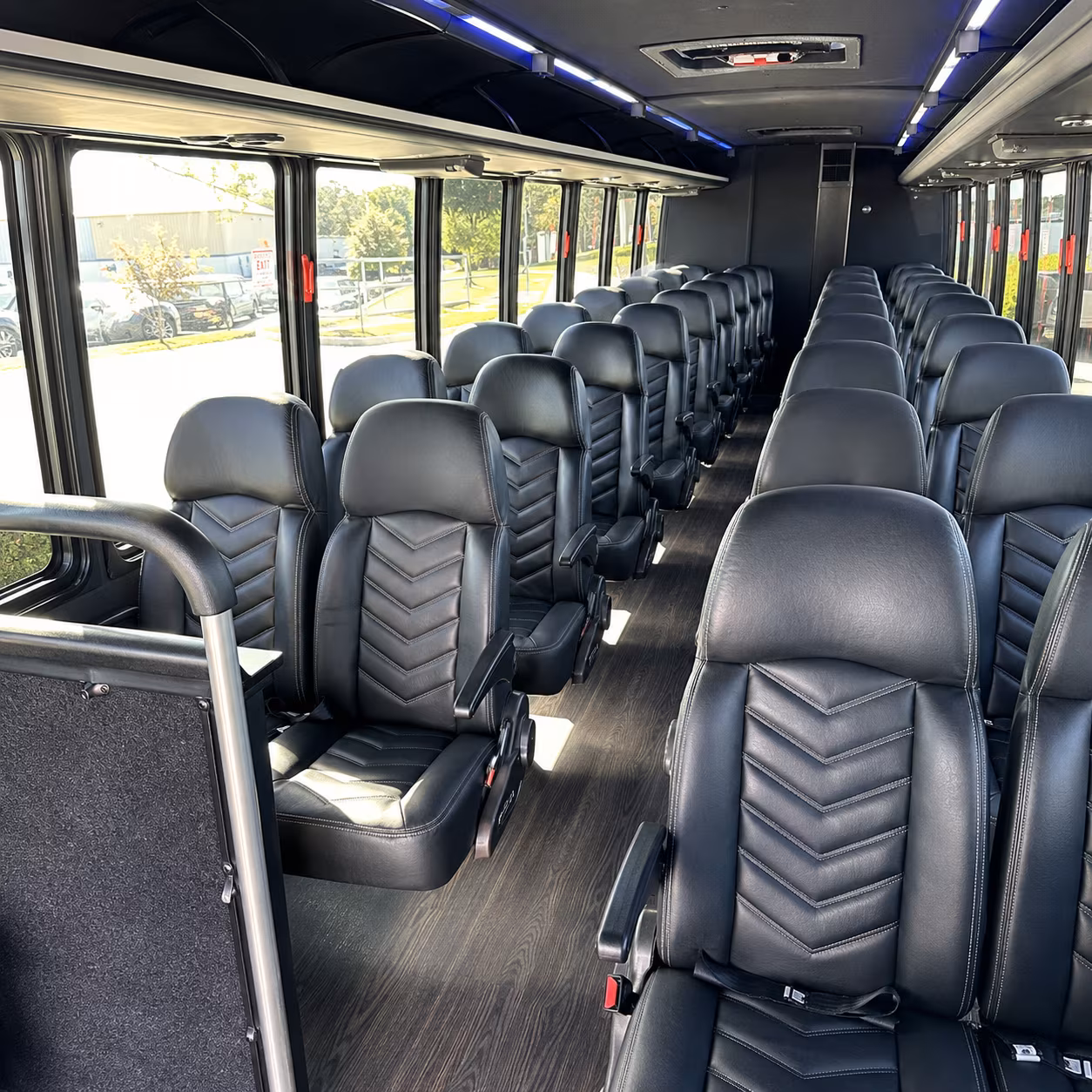 monterey park 30 passenger minibus interior