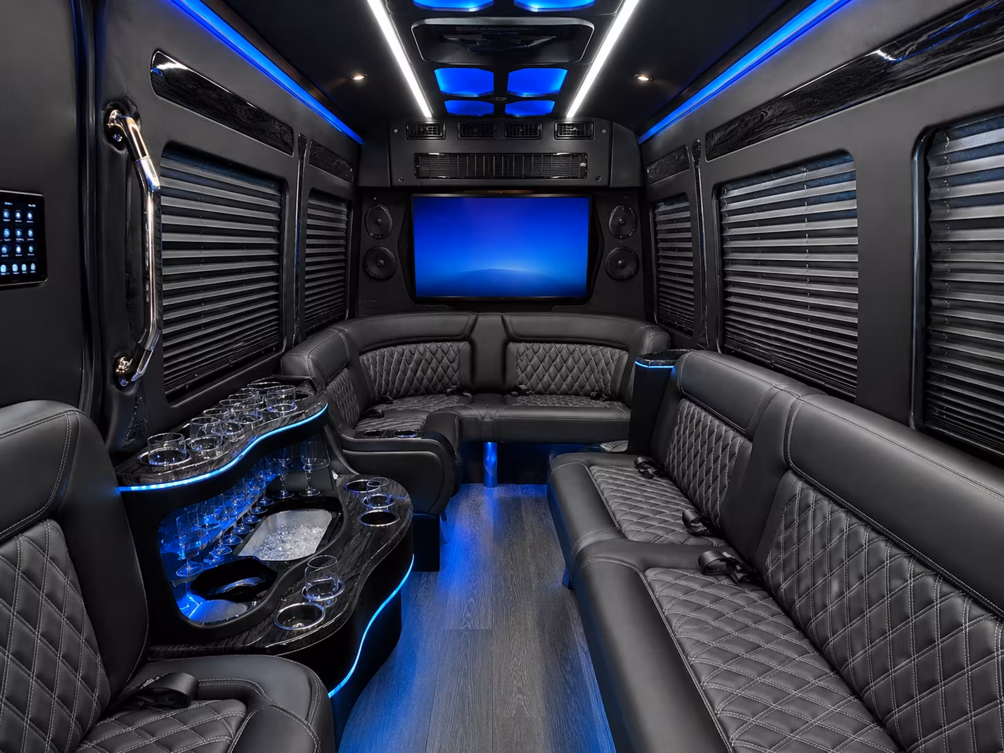monterey park sprinter limousine interior