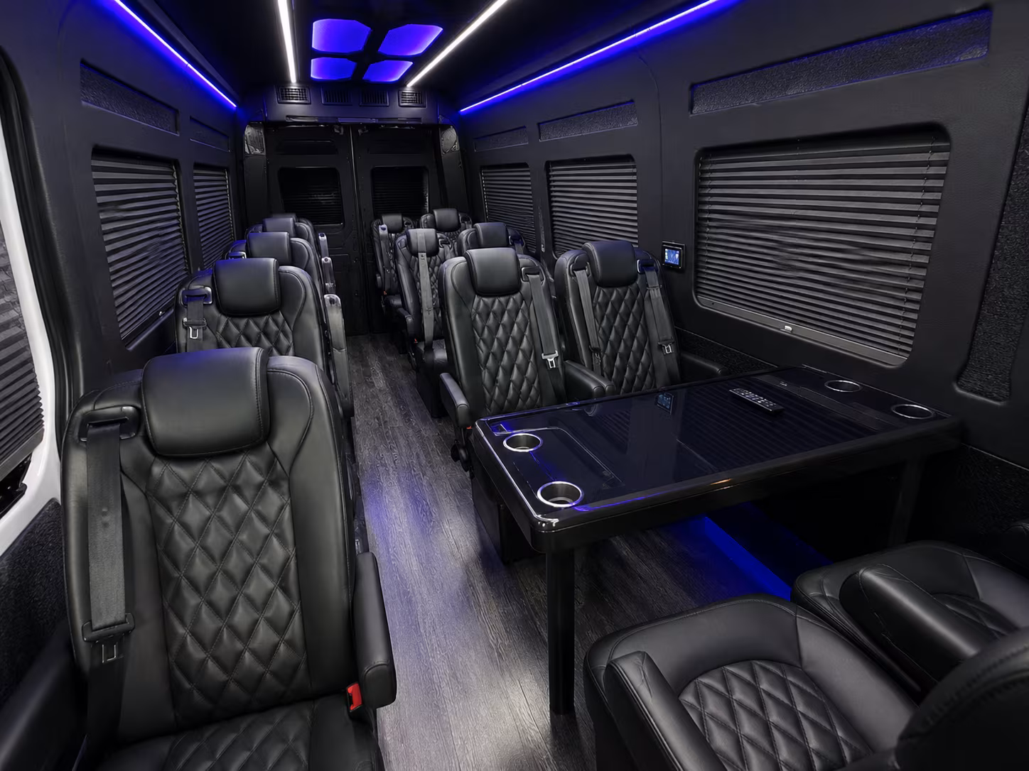 monterey park sprinter van with driver inside